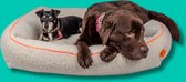 DWAM Dog with a Mission – Ibiza Dream - Hondenmand – Hondenkussen - Beige - Oranje – Rechthoek - Maat S - 55 x 70 cm