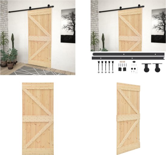 Knielpoort, drempelpoort Extra Ud=0,85 W/m2*K Oman houten zijdeur, 90 x 70