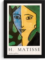 Fotolijst inclusief poster - Posterlijst 20x30 cm - Posters - Matisse - Modern - Kunst - Oude meesters - Foto in lijst decoratie - Wanddecoratie woonkamer - Muurdecoratie slaapkamer