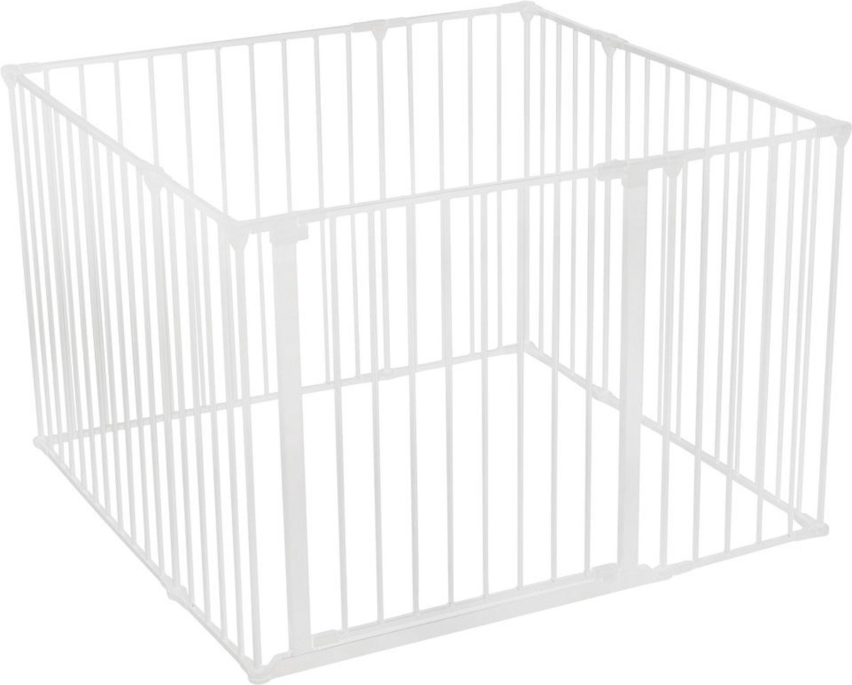 Safetots Grondbox, 105cm x 105cm, Wit, 70cm Hoog, Baby Speelpen