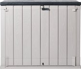 Toomax Stora Way opbergbox en containerbox - 1270L - Grijs - weer- en vorstbestendig - zeer geschikt als kussenbox of containerbox voor in de tuin