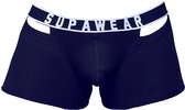 Supawear Ribbed Slashed Trunk Black - MAAT XXL - Heren Ondergoed - Boxershort voor Man - Mannen Boxershort