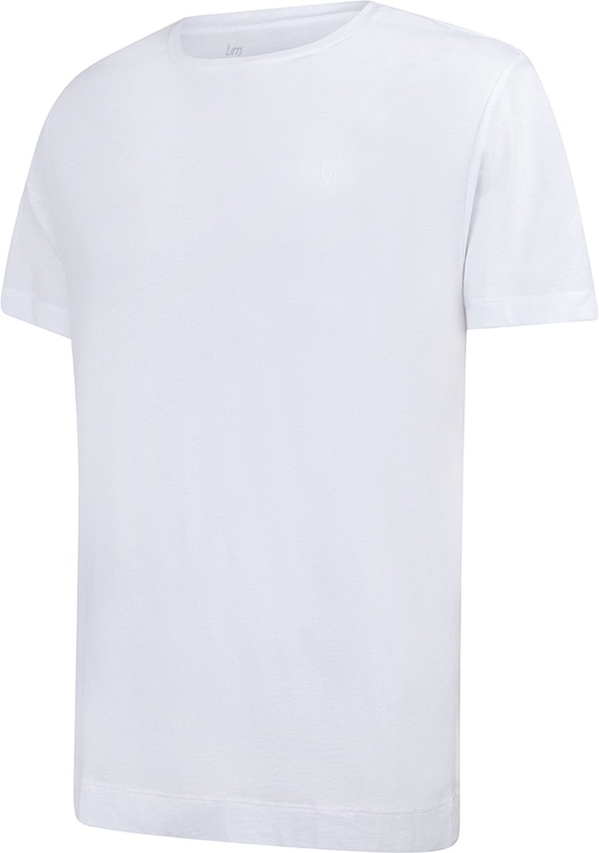 Undiemeister T-shirt - T-shirt heren - Casual fit - Korte mouwen - Gemaakt van Mellowood - Ronde hals - Chalk White (Wit) - Anti-transpirant - L