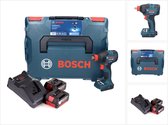 Bosch GDX 18V-210 C Professionele accu-slagmoersleutel 18 V 210 Nm borstelloos + 2x oplaadbare accu 5.0 Ah + lader + aansluitmodule + L-Boxx