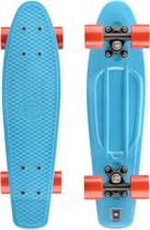 Xootz Penny Board Mini Cruiser Skateboard - Bleu clair - 56 cm (22") - Idéal pour les jeunes skateurs - Rétro