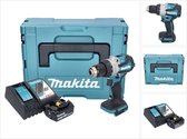 Makita DDF 489 RT1J accuboormachine 18 V 73 Nm borstelloos + 1x oplaadbare accu 5.0 Ah + lader + Makpac