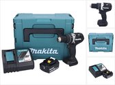 Makita DHP 484 RT1JB perceuse à percussion sans fil 18 V 54 Nm sans balais noir + 1x batterie 0 Ah + chargeur + Makpac