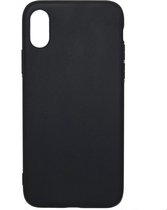 ADEL Siliconen Back Cover Hoesje Geschikt voor iPhone XR - Zwart