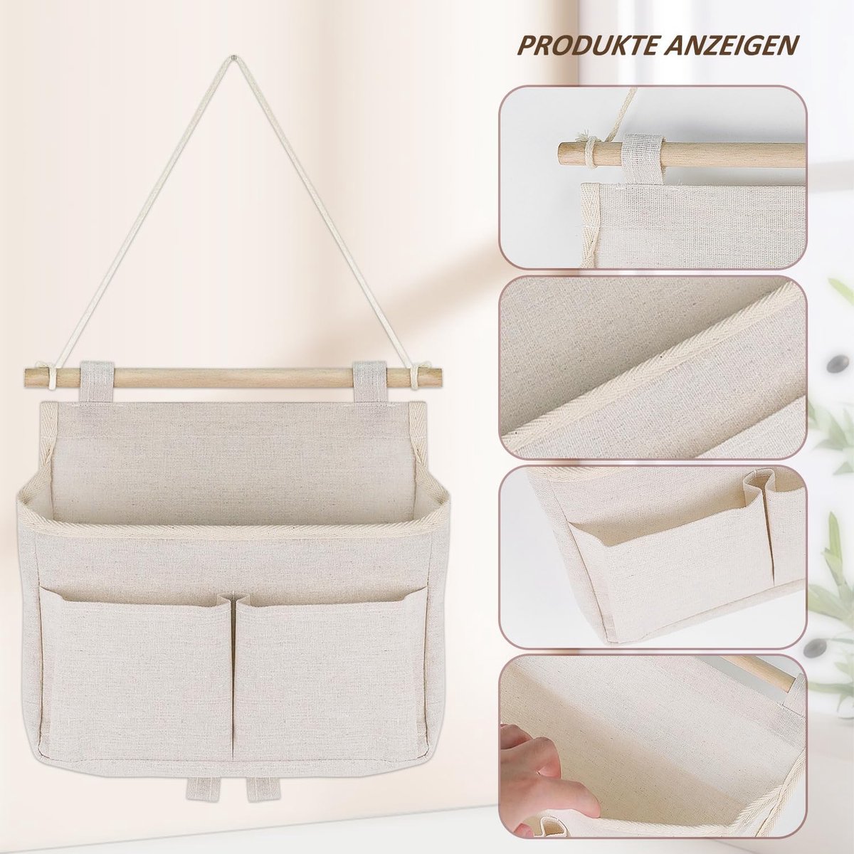 Sac de rangement suspendu à 3 compartiments - Organiseur mural pour enfants - Organiseur de salle de bain - Système de rangement - Pour le camping, le camping-car, le bureau, l'école Sac de rangement suspendu à 3 compartiments - Organiseur mural pour enfants - Organiseur de salle de bain - Système de rangement - Pour le camping, le camping-car, le bureau, l'école