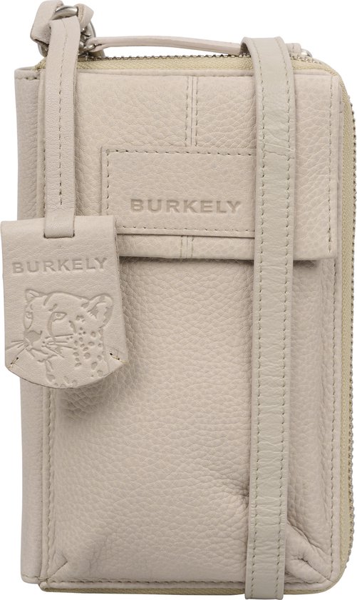 BURKELY Soft Skylar Dames Phone Wallet - Grijs