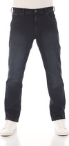 Wrangler Heren Jeans Broeken Texas Stretch regular/straight Fit Blauw Volwassenen Denim Jeansbroek Spijkerbroek heren