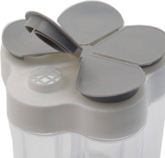 Kruidenset voor reizen en picknick, 5-in-1, mini-kruidenpotjes voor camping, waterdichte aluminium dozen, klein en licht, met 5 specerijen