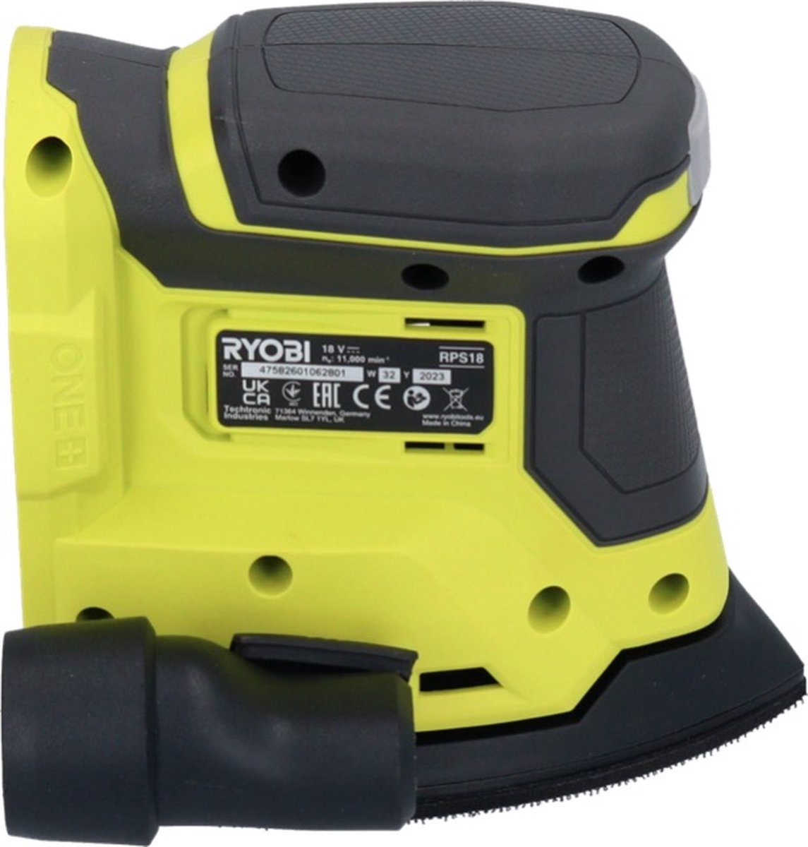 Ryobi RPS18-0 One+ 18V Li-ion Accu Palmschuurmachine body - 100x140mm – foto 5