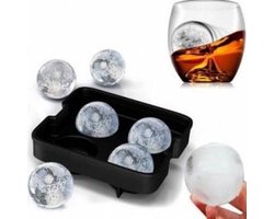 *** Siliconen Ijsklontjes Diamanten Vorm - inclusief deksel - 4 unieke vormen voor perfecte Whiskey Ice Cube Ballen - Karaf Fruit Water Limonade - van Heble® ***
