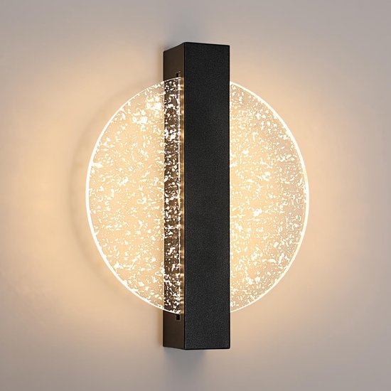 2pack Led Wandlamp Binnen Op Neer Muur Schans Zwarte Wandlamp Moderne