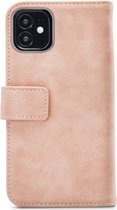 Mobilize Elite Gelly Wallet Telefoonhoesje geschikt voor Apple iPhone 12 Mini Hoesje Bookcase - Roze