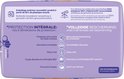 Verpakking met uitleg over bescherming en afmetingen van Always Discreet.