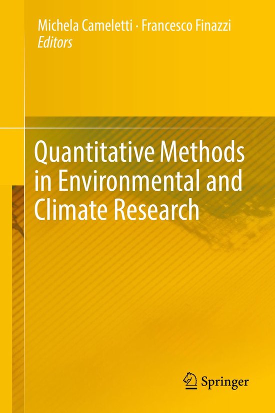 Quantitative Methods in Environmental and Climate Research - cover