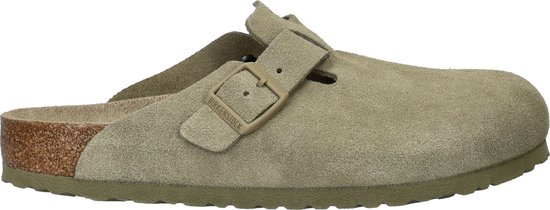 Birkenstock Boston Faded Khaki Regular Clogs