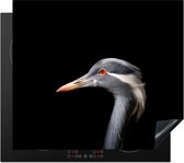 KitchenYeah® Inductie beschermer 60x52 cm - Vogel - Dieren - Portret - Kookplaataccessoires - Afdekplaat voor kookplaat - Inductiebeschermer - Inductiemat - Inductieplaat mat