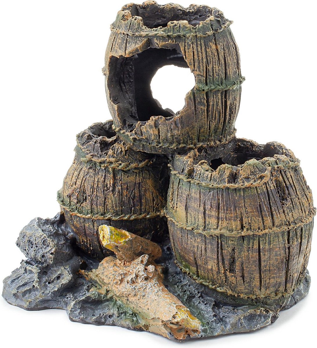 Happet - Aquarium Barrel Decoration Happet R014 13 Cm - S-r014sh - 1st