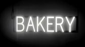 BAKERY - Lichtreclame Neon LED bord verlicht | SpellBrite | 62 x 16 cm | 6 Dimstanden - 8 Lichtanimaties | Reclamebord neon verlichting