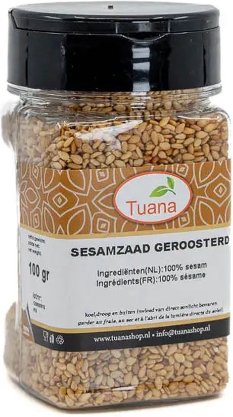 Sesamzaad Geroosterd - 500 gram- GP0243 - TUANA KRUIDEN