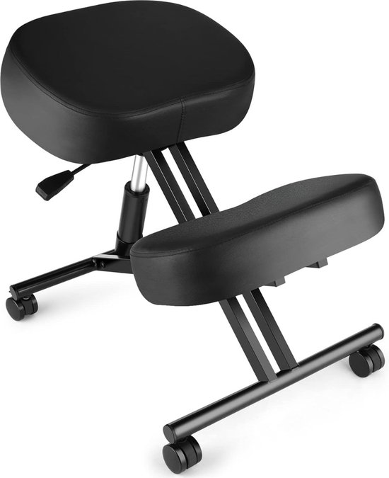 Himimi Verbeterde dikke kniestoel, ergonomisch, verstelbare kniekruk, houdingscorrectiestoel, orthopedische kniestoel voor thuis en op kantoor Himimi Verbeterde dikke kniestoel, ergonomisch, verstelbare kniekruk, houdingscorrectiestoel, orthopedische kniestoel voor thuis en op kantoor