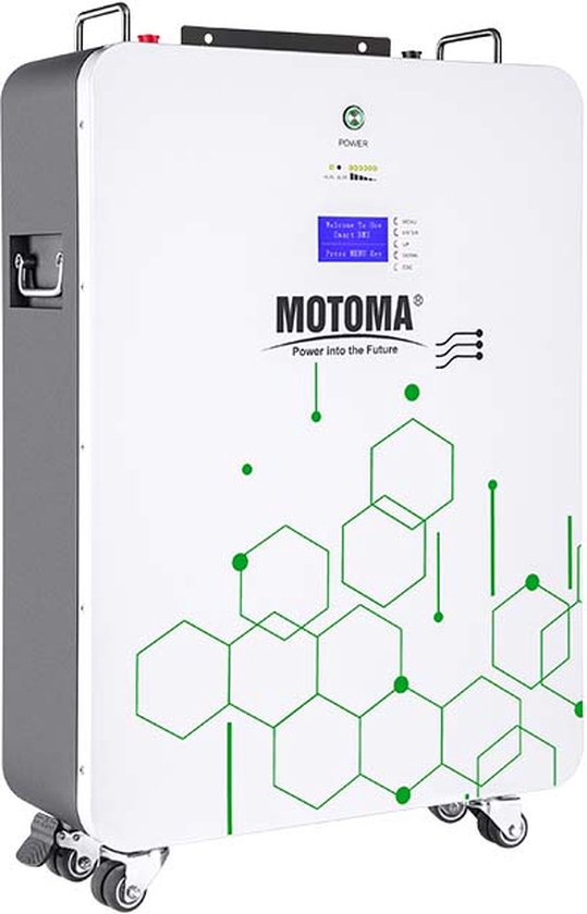 MOTOMA M89 Thuisbatterij 15.36 kWh - 51,2V - 300AH (Prijs is excl. 21% BTW)