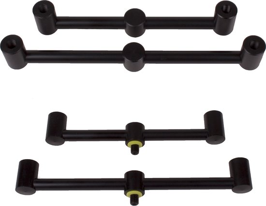 Faith Buzz Bar Set - 2-Rod - Zwart - Buzzerbar - Set van 2 - Hengelsteun voor 2 hengels - Karper - Rodpod van Faith — afbeelding 2