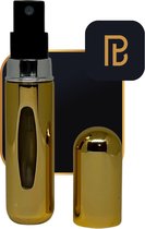 PerfumeBuddy - The Mini Buddy® - Parfum Verstuiver - 5ML - Navulbaar - Reisflesje - Mini Parfum Flesje - Parfum Verstuiver Navulbaar - Goud