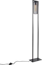 QAZQA balenco wazo - Moderne Vloerlamp | Staande Lamp - 1 lichts - H 140 cm - Zwart - Woonkamer | Slaapkamer | Keuken