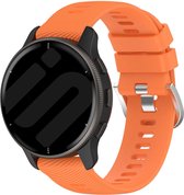Strap-it Smartwatch siliconen bandje - geschikt voor Garmin Vivoactive 4 (45mm) / Venu 2 / Venu 3 / Forerunner 255 / Forerunner 265 - zwart