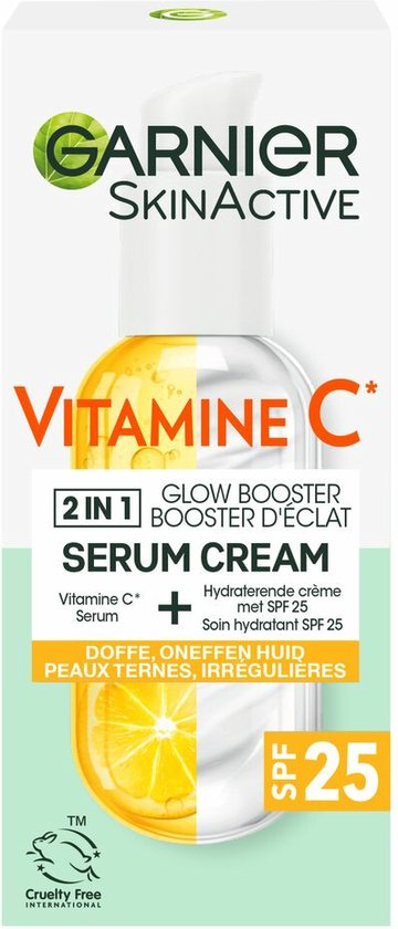 Skinactive serum cream met vitamine c* en spf 25
