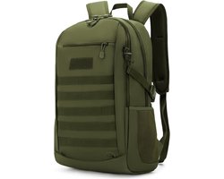 Mini-rugzak, 12 l/20 liter, uniseks, waterdicht, te gebruiken als tactische wandelrugzak, schooltas, sporttas, laptoptas, voor outdoorsport, met Molle-systeem, waterdicht