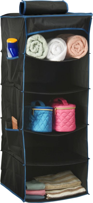 Redcliffs Tentorganizer - Hangorganizer 5 Vaks - 34x34x85cm-600D Oxford polyester-PU coated