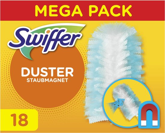 Swiffer Duster Trap & Lock Navulling 18 stuks