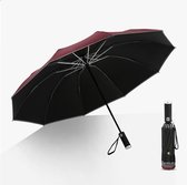 Stormparaplu - Automatisch - Ø 105 cm - Omgekeerd Gevouwen - UV-beschermd - met LED & Reflectie Rand