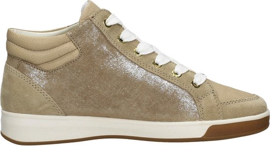 Ara Rom ST High Soft Veterschoenen Hoog - beige - Maat 3