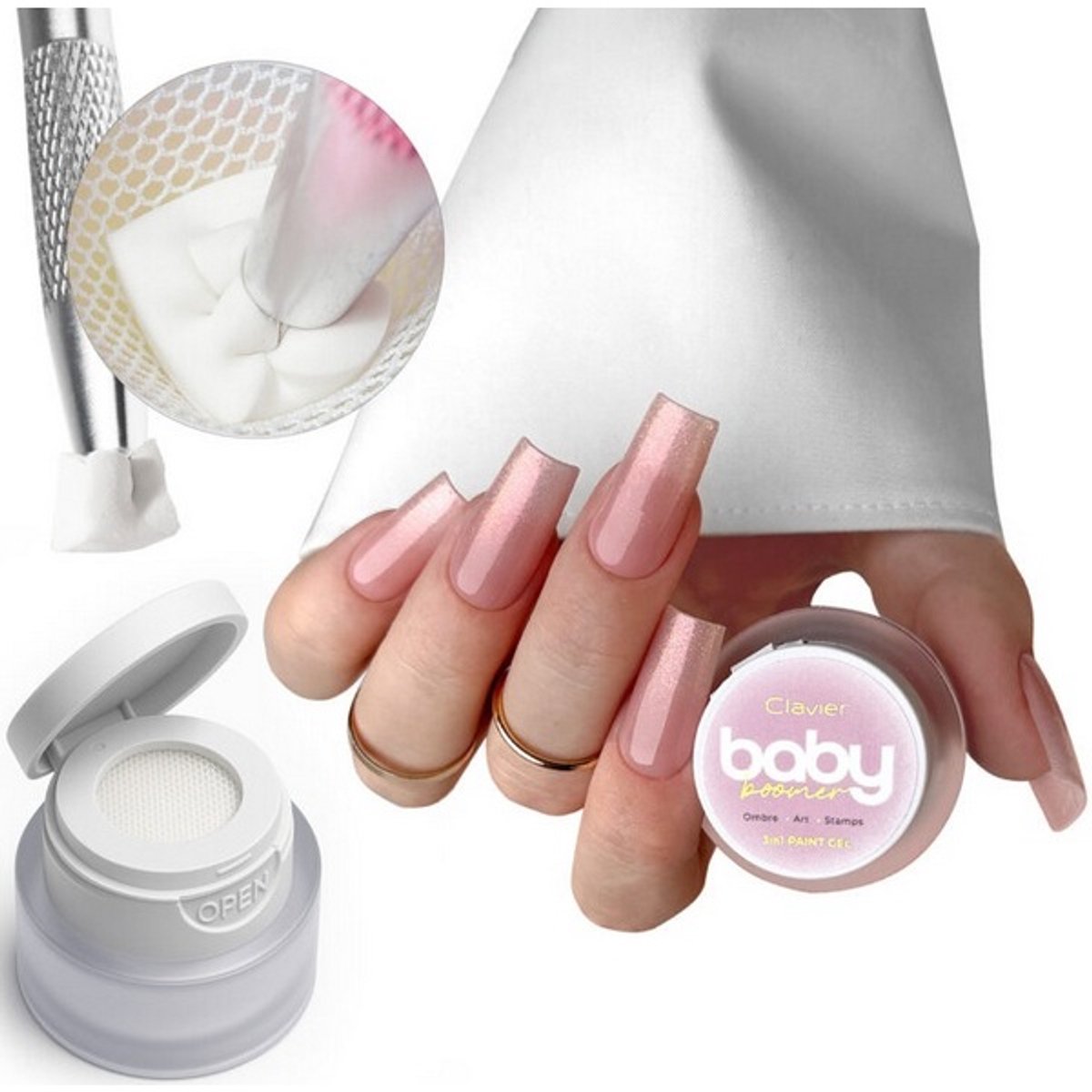 CLAVIER BABY BOOMER S01 SHIMMER PAINT GEL 3 GRAM