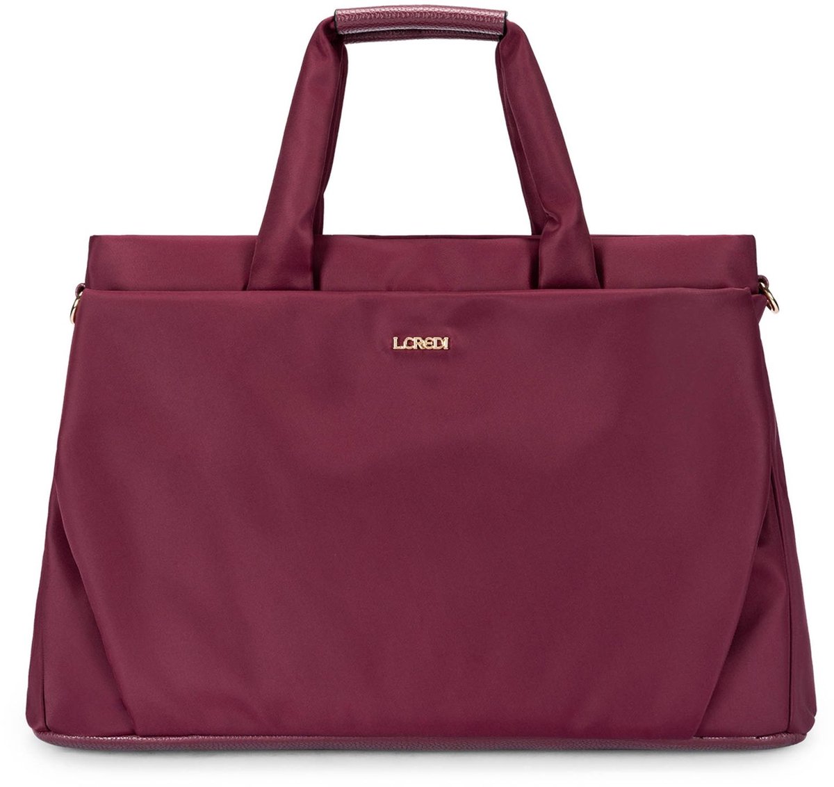 L.CREDI handtas schoudertas Savita Handbag Cherry Shade (rood)paars