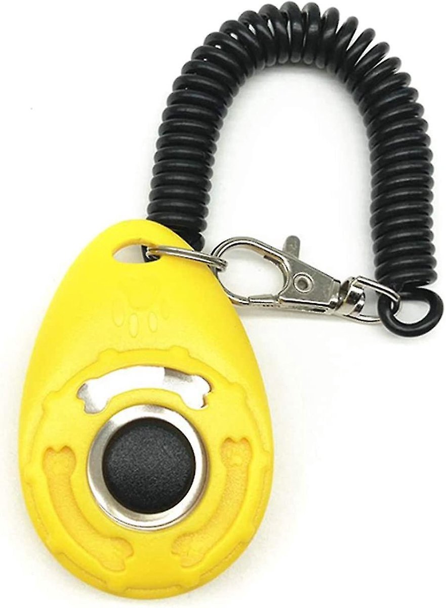 Clicker honden / paarden - Dieren clicker - Klikker - Dieren trainen - Hondentrainer - Paardentrainer - Diervriendelijke clicker - Puppy training - Geel - Jonyx