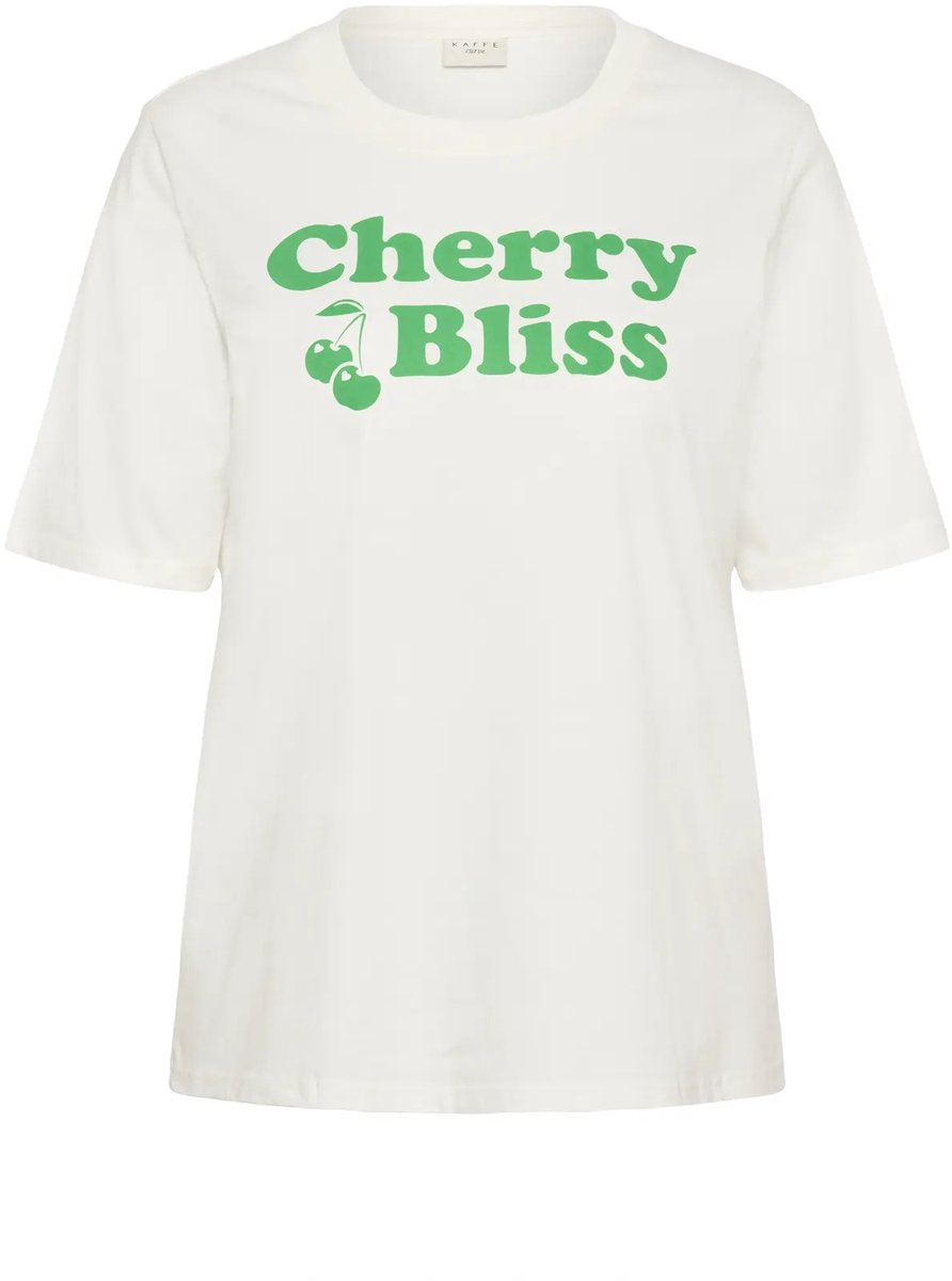 Dames-T-shirt KAFFE Curve Chari