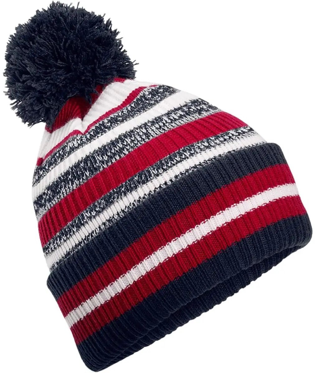 Multi-Sport Fan Beanie - French Navy/Classic Red/ White - One Size