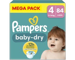 Pampers - Baby Dry - Maat 4 - Mega Pack - 84 stuks - 9/14 KG