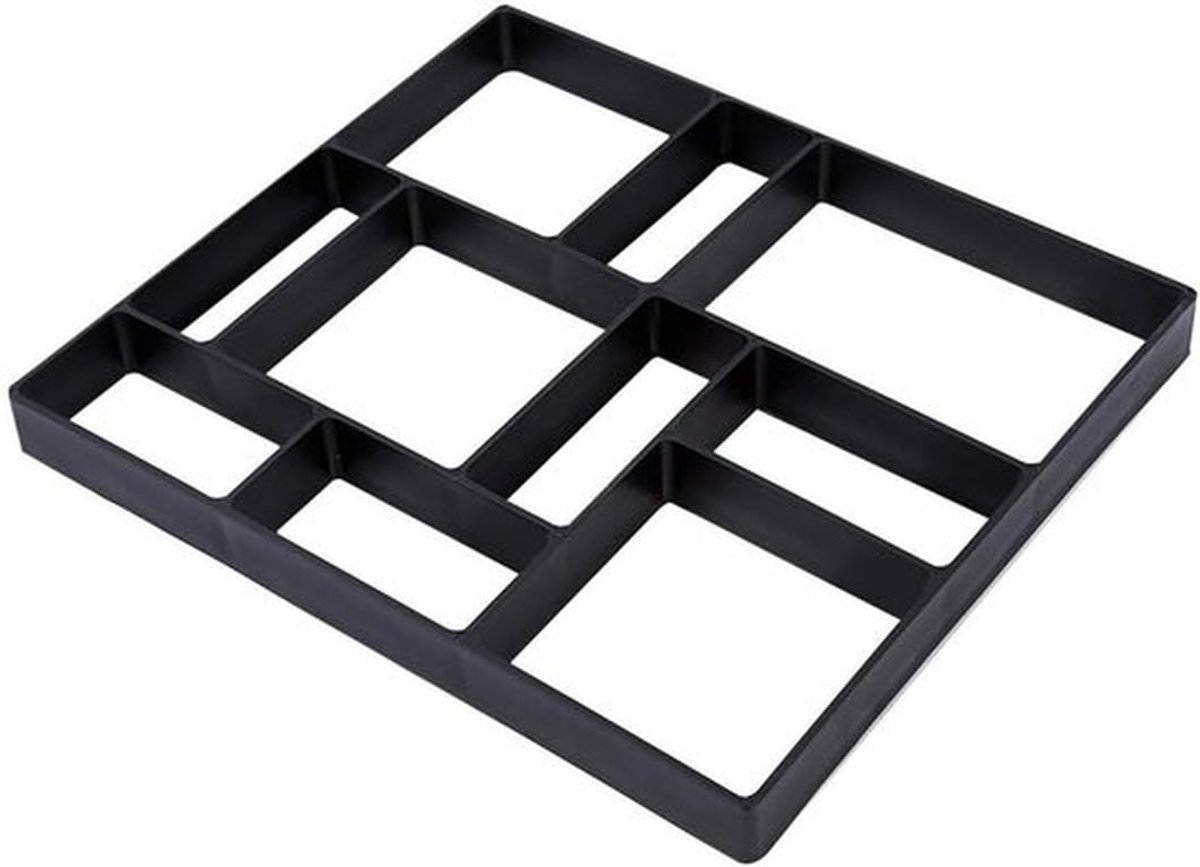 Betonmal voor Tuinpaden - Plastic Mallen voor Bestrating, Decoratieve Betonnen Tegels en Tuinontwerp