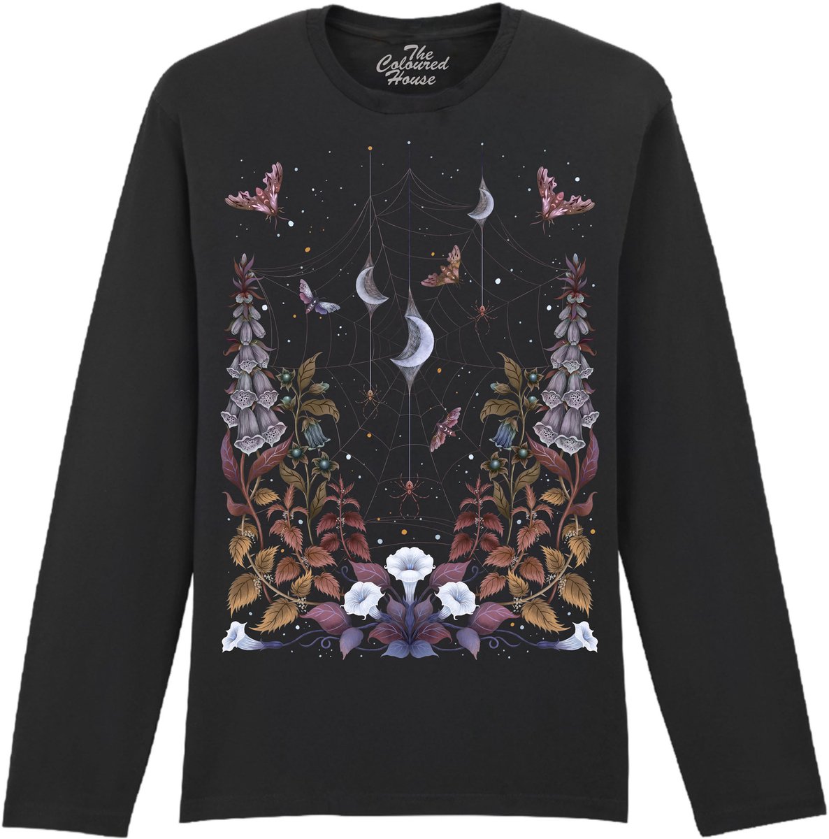 Mot Bloemen Spin Witch Garden The Coloured House Longsleeve T-shirt XL