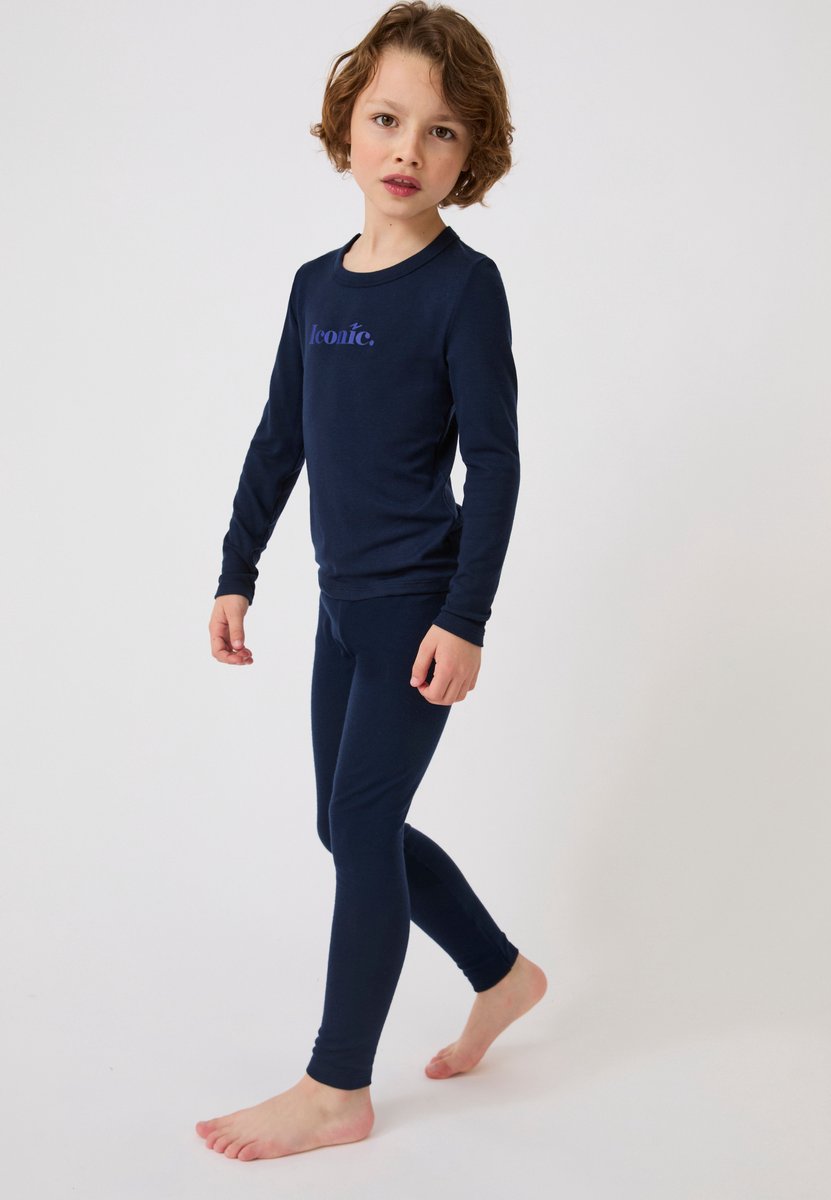 Damart - Iconic T-shirt. kind Thermolactyl Sensitive - Kinderen - Blauw - 14 JAAR