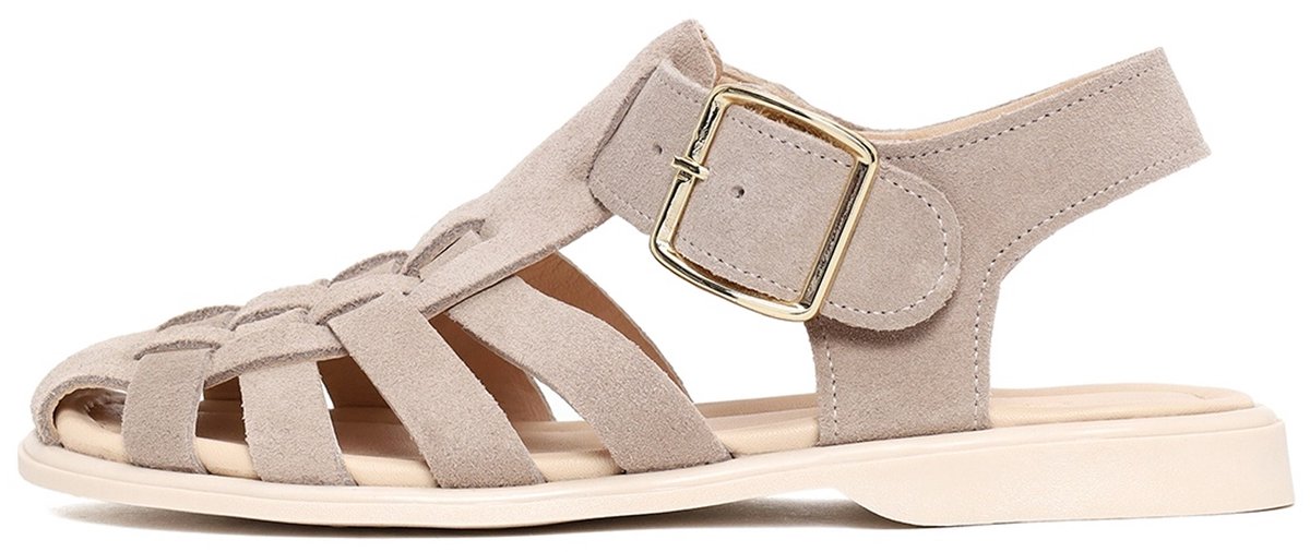 DERIMOD Sandalen Met Hoge Hak Leren High Heel Sandalen