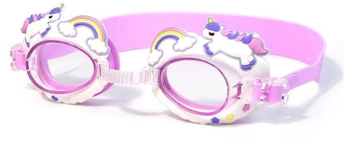 Zwembril Kind - UV-bescherming - Anti-condens-coating - Eenhoorn - Voor Kinderen - 1 Stuk - Schattig Ontwerp - Zwemmasker